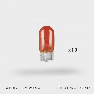Ampoules wedge WY5W 12V culot W2.1X9.5D
