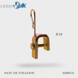 Patte de fixation simple par 10 ex