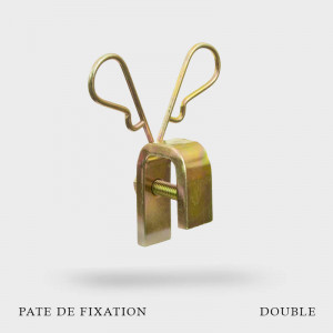 Patte de fixation double