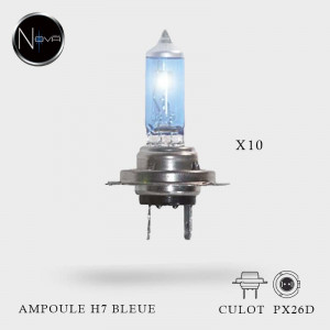 Lampe h7 bleue