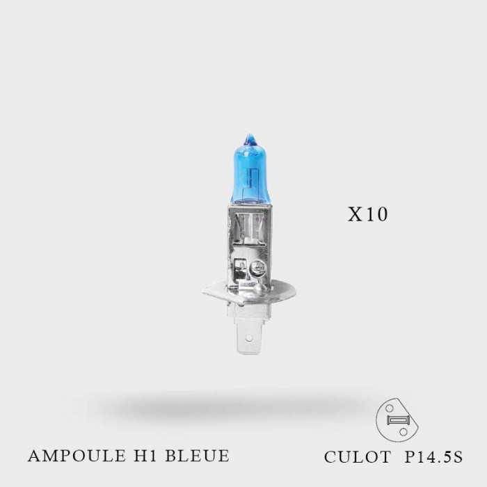 Ampoule H1 Xénon blue 12V-55W Culot P14.5S