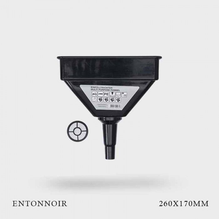 Entonnoir 260x170mm droit