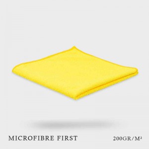 Microfibre tricot First jaune