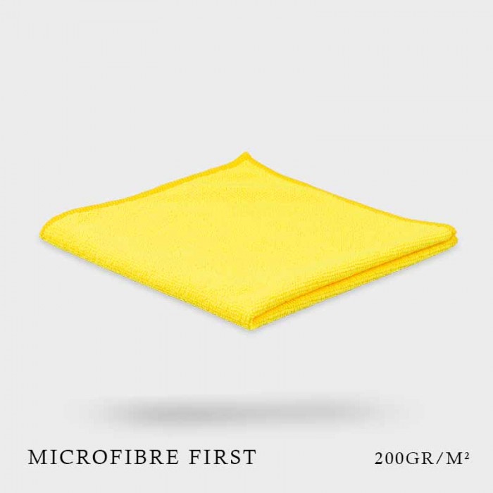 Microfibre tricot First jaune