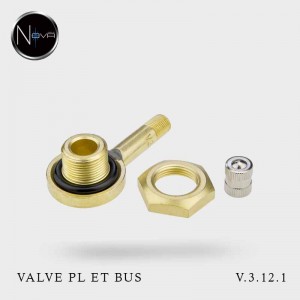 Paire de valves coudées alu 8.3 mm BRIDGEPORT pour jante tubeless