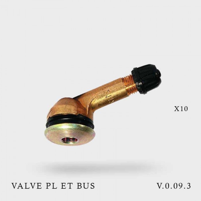 Valves coudée 8.3mm pneu tubeless à l'unité