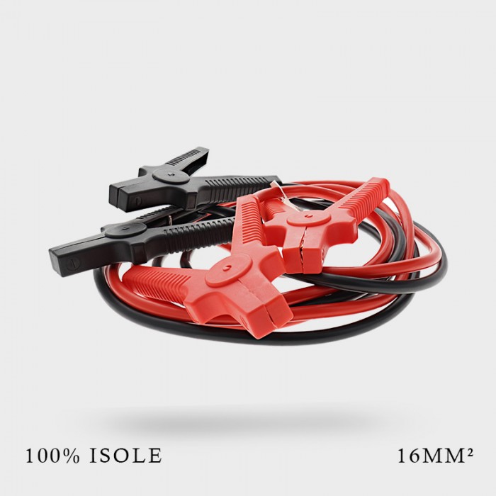 Câbles de démarrage 16mm² 100% isolés Câbles de démarrage 16mm² 100% isolés