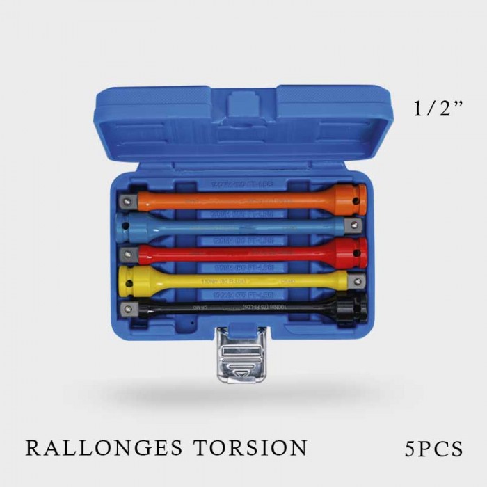 Coffret rallonges de torsion 1/2 100-150Nm 5 pièces