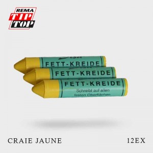 Craies jaunes diamètre 17mm boite de 12ex