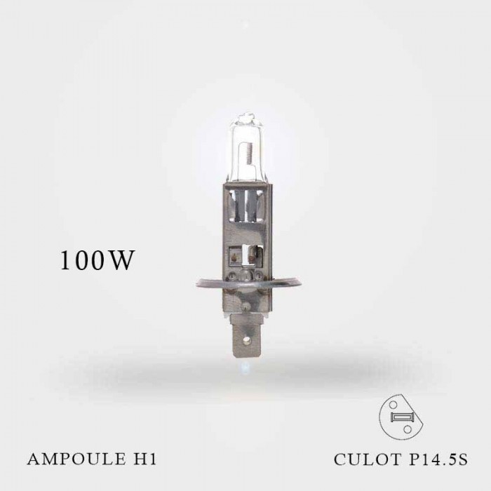 1 ampoule H1 iode 100W - 12V - Cdiscount