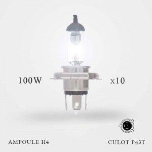 Ampoule H4 12V-100/80W Culot P43t par 10 ex