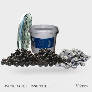 Pack acier essentiel 702 pièces roue décolle masse offerte