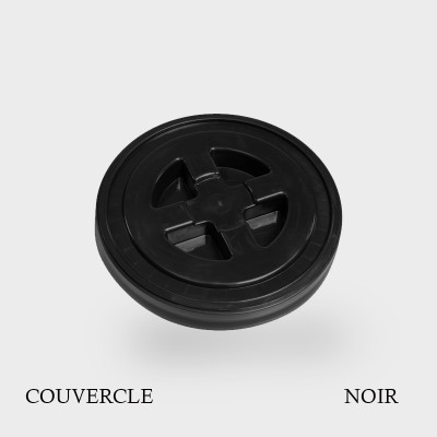 Seau Bucket Filter 20L noir avec grille & couvercle | FrenchCleaner.fr