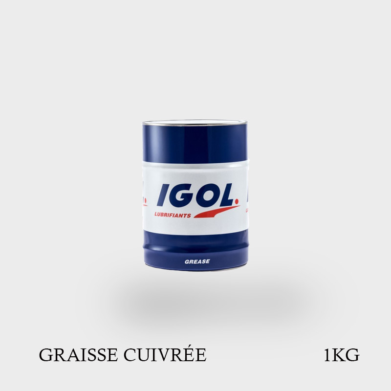 Pot de graisse cuivrée