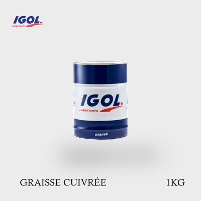 Pot de graisse cuivrée