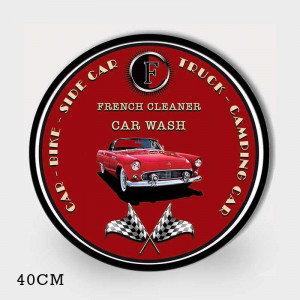 PLAQUE FRENCH CLEANER CAR...