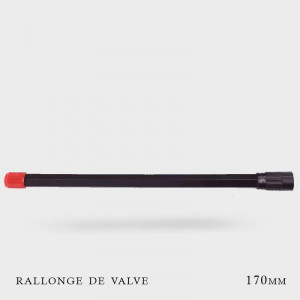 Rallonges de Valves rigides noires 170mm