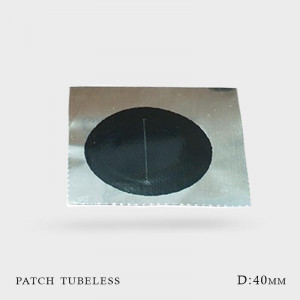 Patch vulcanisant pour pneus tubeless D 40mm par 100ex