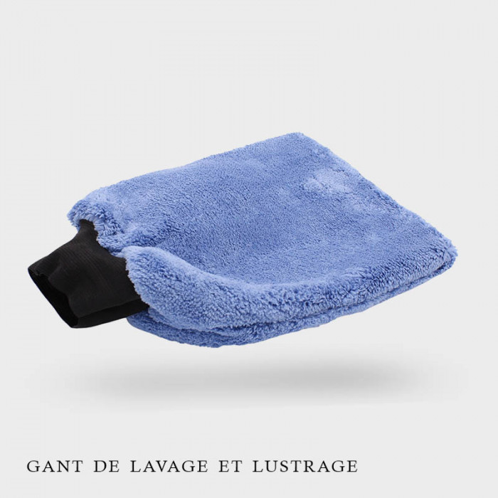 Gant de lavage et lustrage