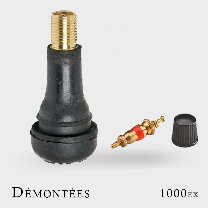 Pack De 10 Valves En Caoutchouc Tr413, Valve Pneu Voiture Noire Valve  Caoutchouc Pneu Voiture Valve Meilleur Cadeau